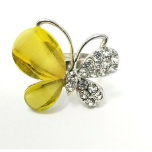 Butterfly Ring Adjustable Fashion Jewelry